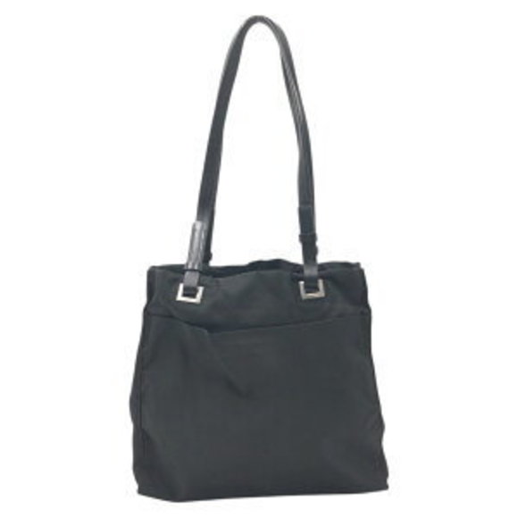 Prada Tote Bag Nylon Triangle Tessuto Black - Picture 1 of 7